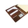 Custom Leather Document Portfolio Business Card Holder Leather A4 Office Meeting Folder