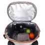 Custom Logo Outdoor Waterproof Portable Insulated Food Storage Lunch Bag Shoulder Tote Tarpaulin Pvc Soft Cooler Bag