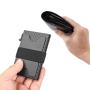 New Metal Pop Up Card Holder Wallet with Cash Band RFID Blocking Slim Metal Card Holder for Men