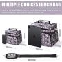 Custom Logo Durable Waterproof 600D Oxford Leakproof Thermal Aluminum Foil Tote Insulate Lightweight Cooler Box Lunch Bag