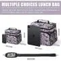 Custom Logo Durable Waterproof 600D Oxford Leakproof Thermal Aluminum Foil Tote Insulate Lightweight Cooler Box Lunch Bag