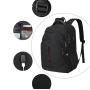 Custom Logo Daily Backpack Travel Outdoor College School Computer Laptop Backpacks Pack Bags for Men with USB Charging