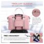 Custom 2PCS/SET Travel Overnight Weekender Bag with Toiletry Bag Carry On Sports Tote Gym Duffel Bag for Women