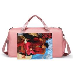 Personalized Logo Weekender Overnight Bag For Women Carry On Tote Bag Gym Travel Duffle Bag With Shoe Compartment