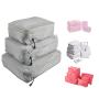 GELORY Customized High Quality Travel Organizer Bag Set Luggage Packing Cubes Suitcase Bag
