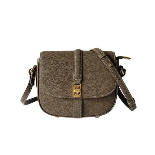 2024 Custom Genuine Leather Crossbody Saddle Bag Luxury Messenger Bags For Fashion Women