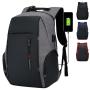 Men's business laptop backpack multi-function USB computer backpack large capacity shoulder school bag custom logo
