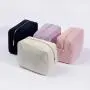 Rts No Moq S M L XL  Mini Coin Purse Striped Make Up Beauty Storage Travel Cosmetic Bag Organizer  Pouches Corduroy Cosmetic Bag