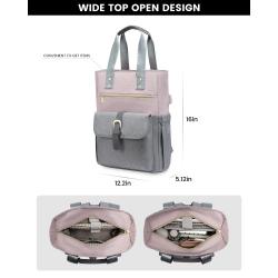 Custom OEM Convertible Cute Waterproof Computer Daypack for College Travelling Teacher Nurse Work Laptop Backpack Bags for Women