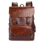 2024 Custom Hot Selling Crazy Horse Leather Backpack Bag For Retro Men