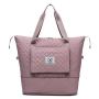 Custom Logo Lingge Foldable Sports Travel Bag Expandable Large Capacity Dry Wet Separation Swimming Fitness Bag Waterproof