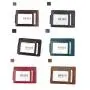 ZR681 Genuine Leather Men Card Holder RFID Wallet Coin Purse Small Vintage Wallets Blocking High Quality Wallet Customized logo