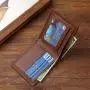 New men's short wallets small cheap coin purse fashion thin section multi-card space large capacity business wallet men