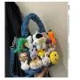 Wholesale Cartoon Fashion Handbag New Ladies Nylon Shoulder Bag Cute Astronaut Smiling Face Cross-body Bag