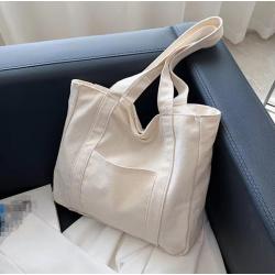 ZWY241 Customizable logo Fashion Handbag Canvas Bag Women Eco-friendly Recyclable Shopping Bag Daily Travel Work Crossbody Bag