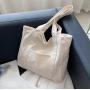 ZWY241 Customizable logo Fashion Handbag Canvas Bag Women Eco-friendly Recyclable Shopping Bag Daily Travel Work Crossbody Bag