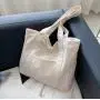 ZWY241 Customizable logo Fashion Handbag Canvas Bag Women Eco-friendly Recyclable Shopping Bag Daily Travel Work Crossbody Bag