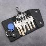 HR755 Wholesale of Cowhide Car Keypack Manufacturers for Men's Genuine Cowhide Keysets Fashion Women's Household Keychains