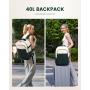 LOVEVOOK large Flight Approved 40L carry on backpack Fits 15.6 17in Laptop travel work weekender backpacks with 2 Packing Cubes