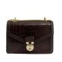 2023 Fashion Casual Women's Bag Crocodile Pattern High Texture Pu Lock Small Square Bag Trend One Shoulder Messenger Bag