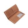 Large Capacity Best Leather Bifold Men Card Holder Travel Wallet Cover Long Wallet