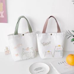 Gelory New Personality Small Fresh Shopping Storage Bag Casual Shopping Ladies Handbag Canvas Bag