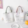Gelory New Personality Small Fresh Shopping Storage Bag Casual Shopping Ladies Handbag Canvas Bag