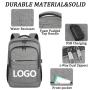 custom logo waterproof travel back pack for students school bags business laptops backpack with usb charger port