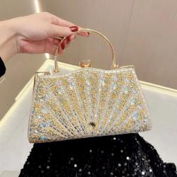 New diamond studded dress handbag designer bags clutch bag evening bags