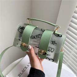 2022 Ladies Designer Bags PVC Golden-hardware Cross-body Flap Zipper Messenger Fashion Multi-color Letter Pattern  Shoulder Bag