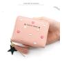OEC002  Fashion 2023 New Women Short Wallet High Quality Tassel Zipper Leather Pocket Manufacturer Short Wallet Women