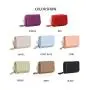 ZWY262 Ladies New PU Waterproof Short Wallet Lightweight Compact Practical Card Case Wholesale Daily Solid Color Coin Purse