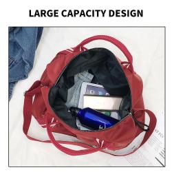 Custom Large Capacity Fashion Lightweight Outdoor Portable Crossbody Carry on Tote Gym Exercise Traveling Sport Bag