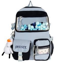 New Large Capacity School Backpacks Women Kawaii Students Preppy ITA Bag for Teenager Girls