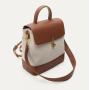 Wholesale Women Handbag Pu Leather Travel Backpacks Women's Designer Luxury Fashion Cotton Shoulder Bag Cross Body Bag Backpack