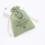 Wholesale Promotion Gift Eco-Friendly Natural Jute Pouch Burlap Linen Drawstring Jewelry Bag Jute Sack Packaging Bag