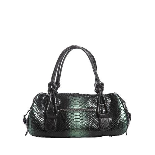 OEM ODM Custom Sac A Main Femme Luxe Luxury Genuine Real Snake Skin Leather Vintage Baguette Tote Bags Handbags for Women
