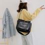 China manufacturer custom ita bag fashion girl clear PVC window ita handbag with insert show itabag