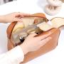 ODM OEM NEW Arrival 2023 Aopiya wholesale costom pu leather portable luxury cosmetic bags cases fashion makeup bag