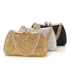 Slap-up hot sale fashion PU texture partygoing custom clutch handbag wedding evening bags for women