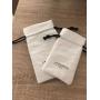 Custom Logo Recyclable Cotton Muslin Drawstring Gift Bag Eco Friendly For Jewellery  Cotton Drawstring Pouch