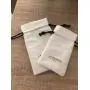 Custom Logo Recyclable Cotton Muslin Drawstring Gift Bag Eco Friendly For Jewellery  Cotton Drawstring Pouch