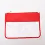 Keymay New Design Rts Stock 18 Colors Waterproof Toiletry Makeup Bag Christmas Red Zipper Pouch Clear Cosmetic Bag Pvc Pouch