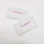 Custom Pink Logo Envelope Cotton Twill Jewelry Pouch Gift Comb Mirror Packaging Envelope Cotton Bag