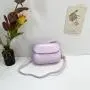 New 2023 Fashion Horseshoe Bag Fashion Advanced Texture Mini Zebra Women's Bag Solid Color Versatile Mobile Phone Shoulder Bag
