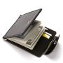 ZF217 PU Leather Men Mini Wallets Slim Metal Money Clip For Men New Fashion Hasp Purse Business ID & Credit Card Holders