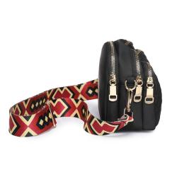 2024 Custom Embroidery Waterproof Nylon Crossbody Bag For Women Mobile Phone Case