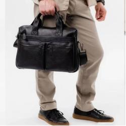 ZWY310 New Men Genuine Leather Business Briefcase Wholesale Customized Daily Vintage Handbag Hot Sale Travel Work Laptop Bag