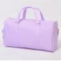 Large Capacity Duffel Sports Bag Custom Logo Women Purple Sport Crossbody Duffle Chenille Patch Gym Bag