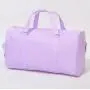 Large Capacity Duffel Sports Bag Custom Logo Women Purple Sport Crossbody Duffle Chenille Patch Gym Bag